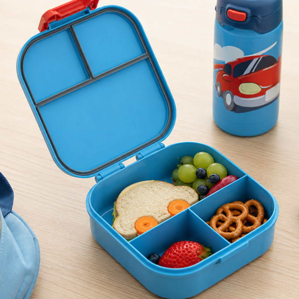 Bonbon - Personalized 3-Compartment Lunch Box - Car