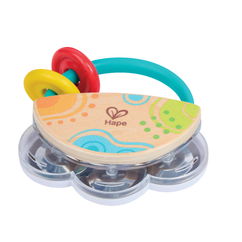 Hape - Personalized Tiny Tambourine Musical Toy