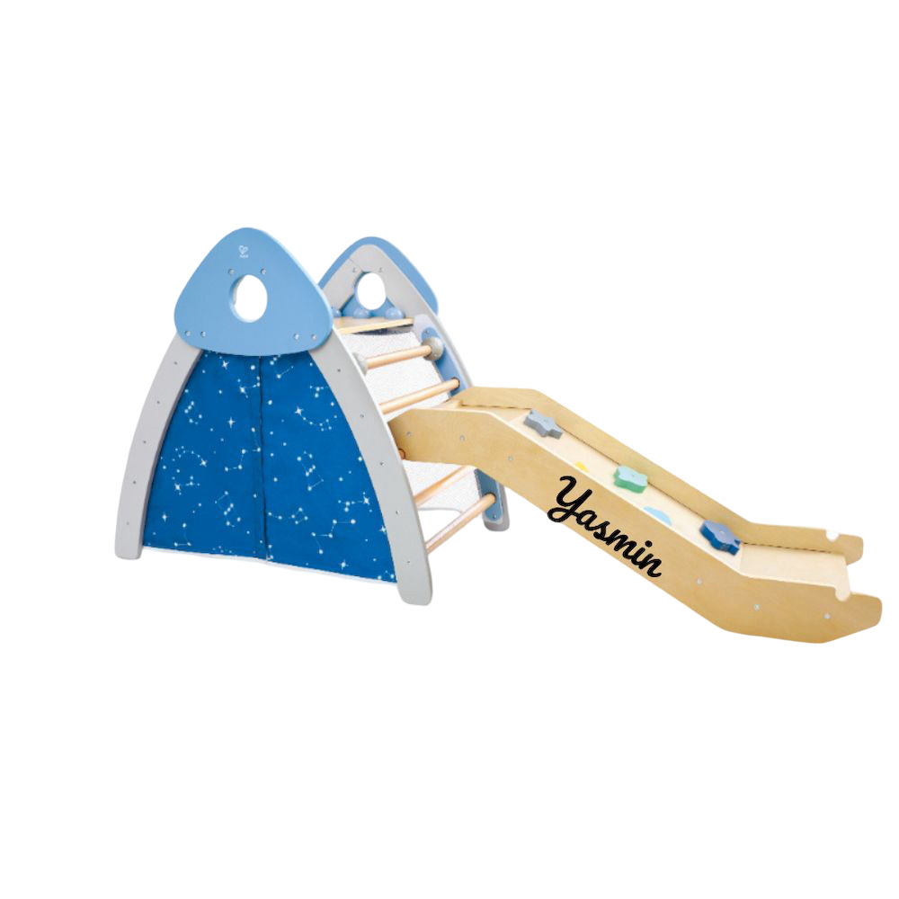 Hape - Personalized 4-In-1 Climb And Slide Gym Set