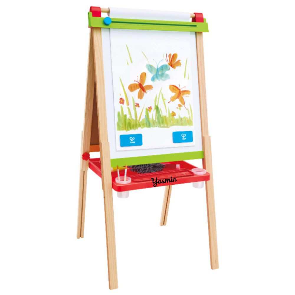 Hape - Personalized 4-In-1 Little Artist's Double Sided Easel