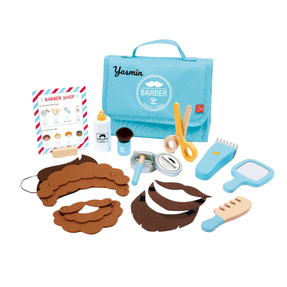 Hape - Personalized Role Play Snip And Style Hair Salon Kit
