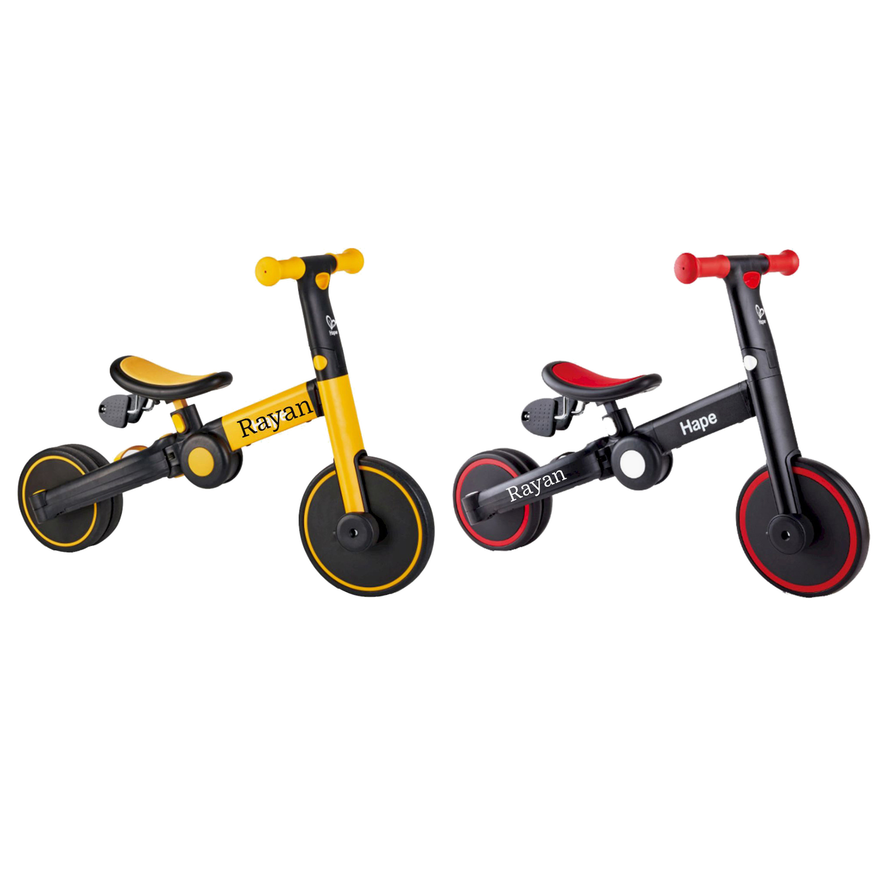 Hape - Personalized 2-In-1 Multi-Use Segway Balance Bike And Tricycle