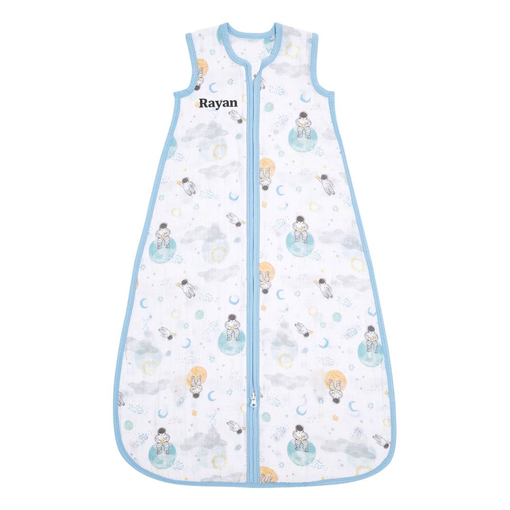 Aden + Anais - Personalized Light Sleeping Bag - Space Explorers