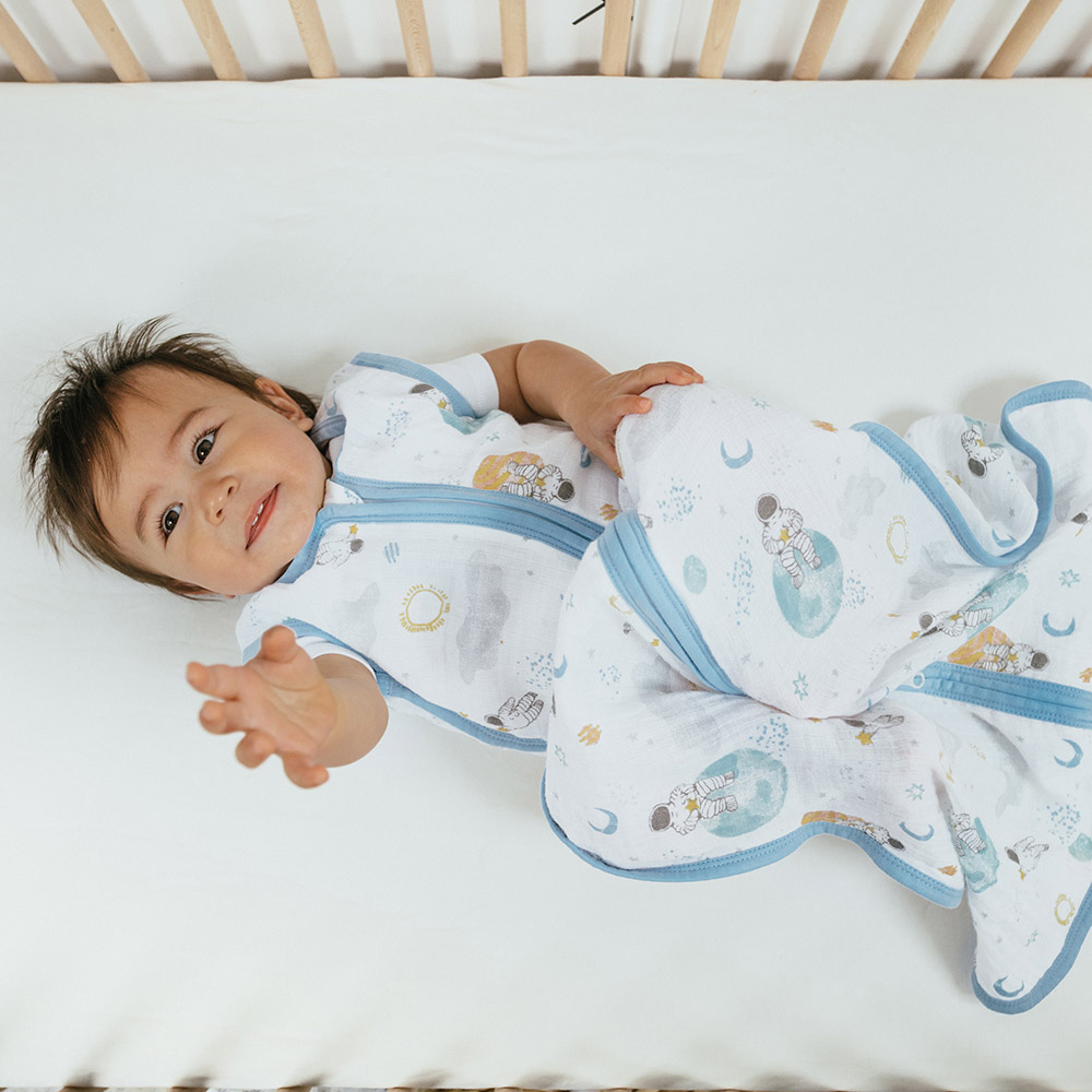 Aden + Anais - Personalized Light Sleeping Bag - Space Explorers