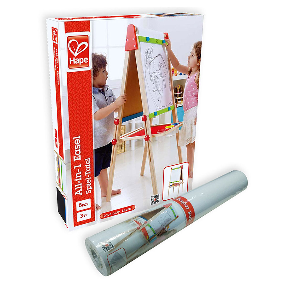 Hape - Personalized All-In-1 Easel - 5 Pc Set