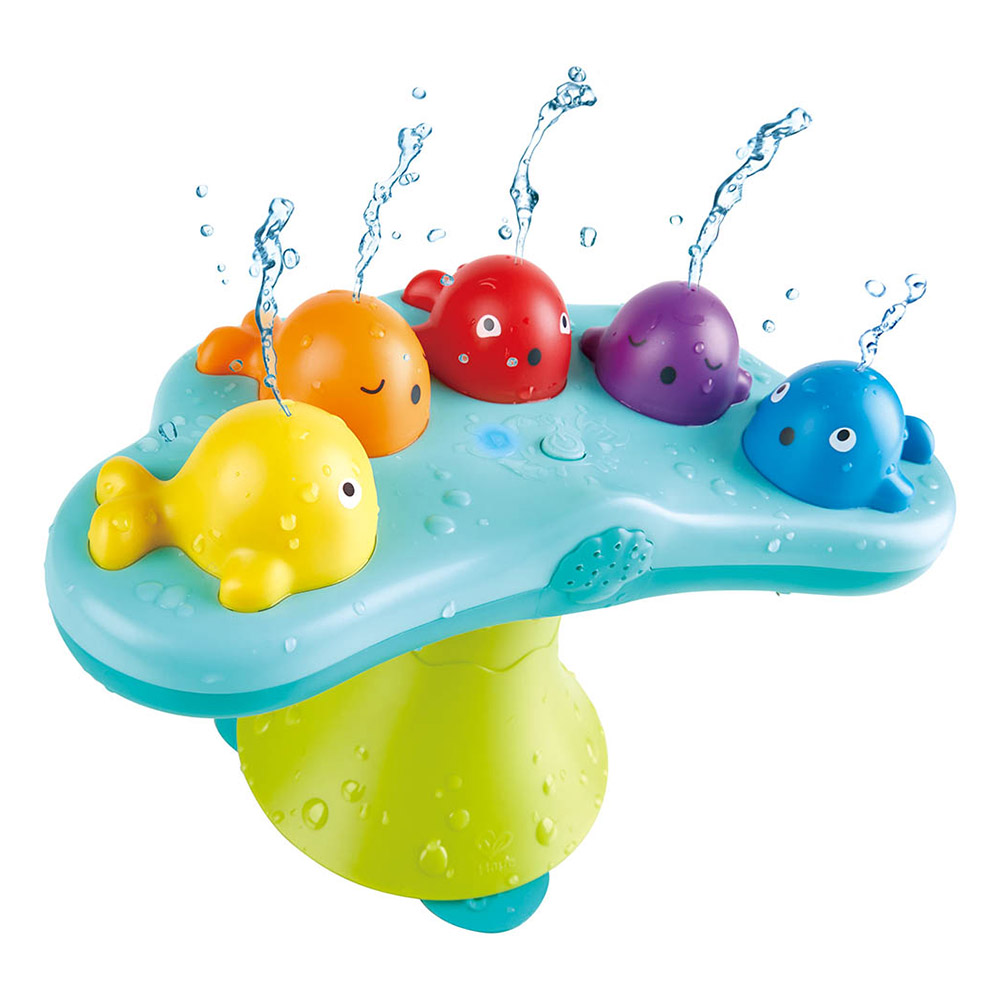 Hape - Personalized Musical Whale Fountain - Blue