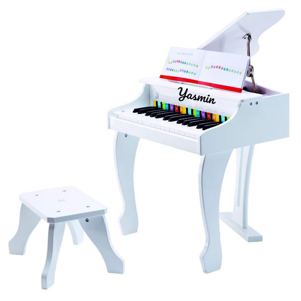 Hape - Personalized Deluxe Grand Piano - White