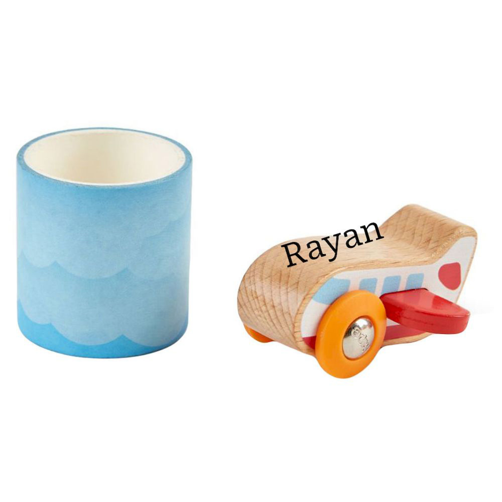 Hape - Personalized Tape And Roll Plane