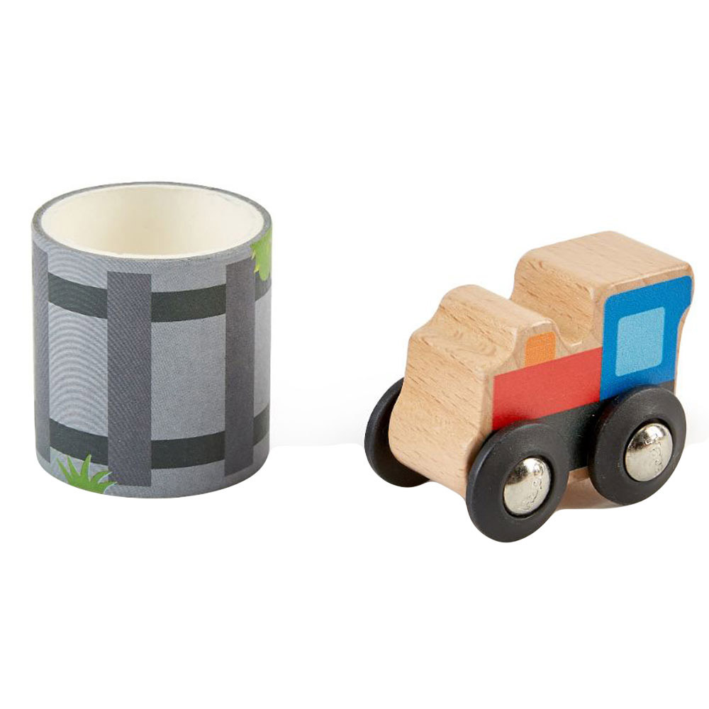 Hape - Personalized Tape And Roll Train