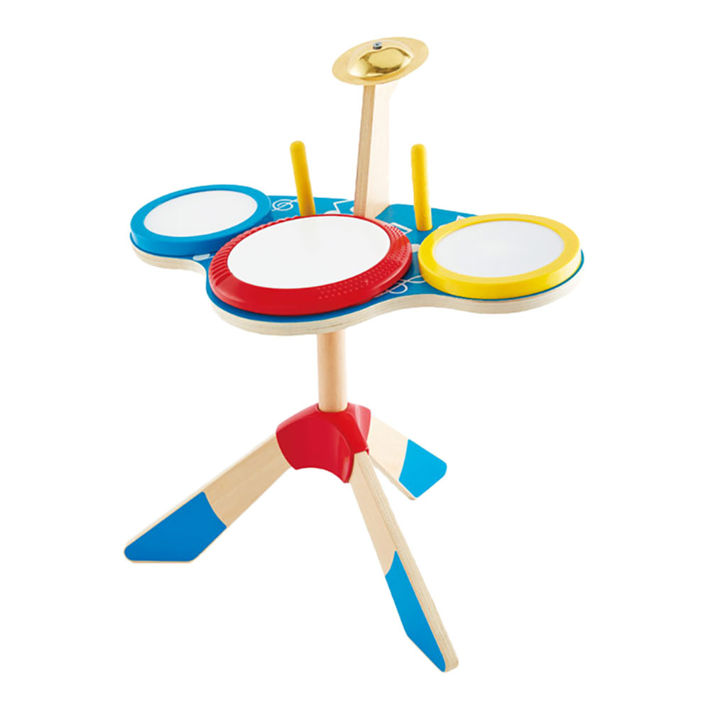Hape - Personalized Drum And Cymbal Set - 3 Pc Set