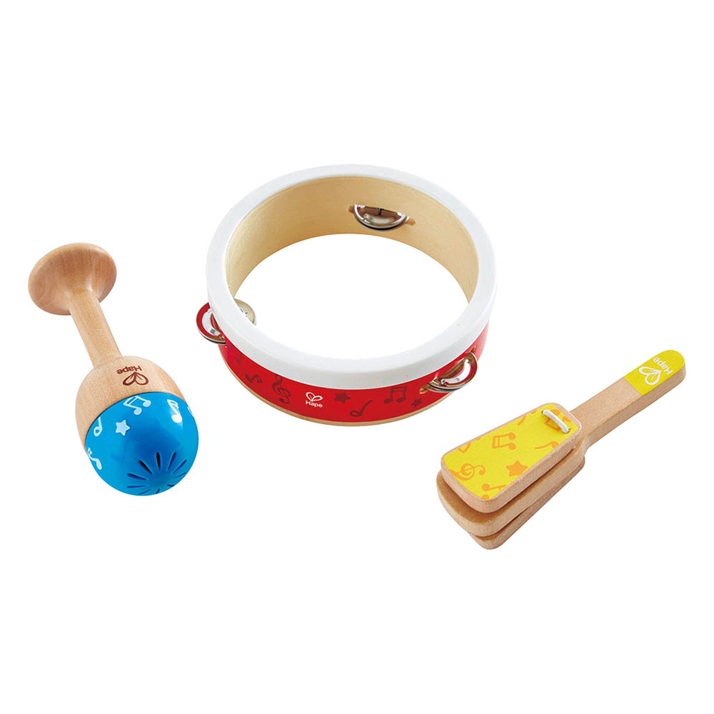 Hape - Personalized Junior Percussion Set - 3 Pc Set