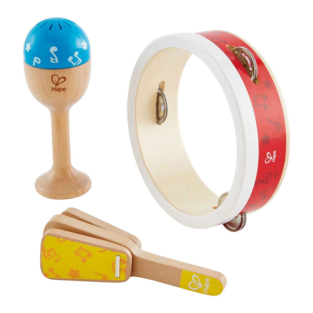 Hape - Personalized Junior Percussion Set - 3 Pc Set