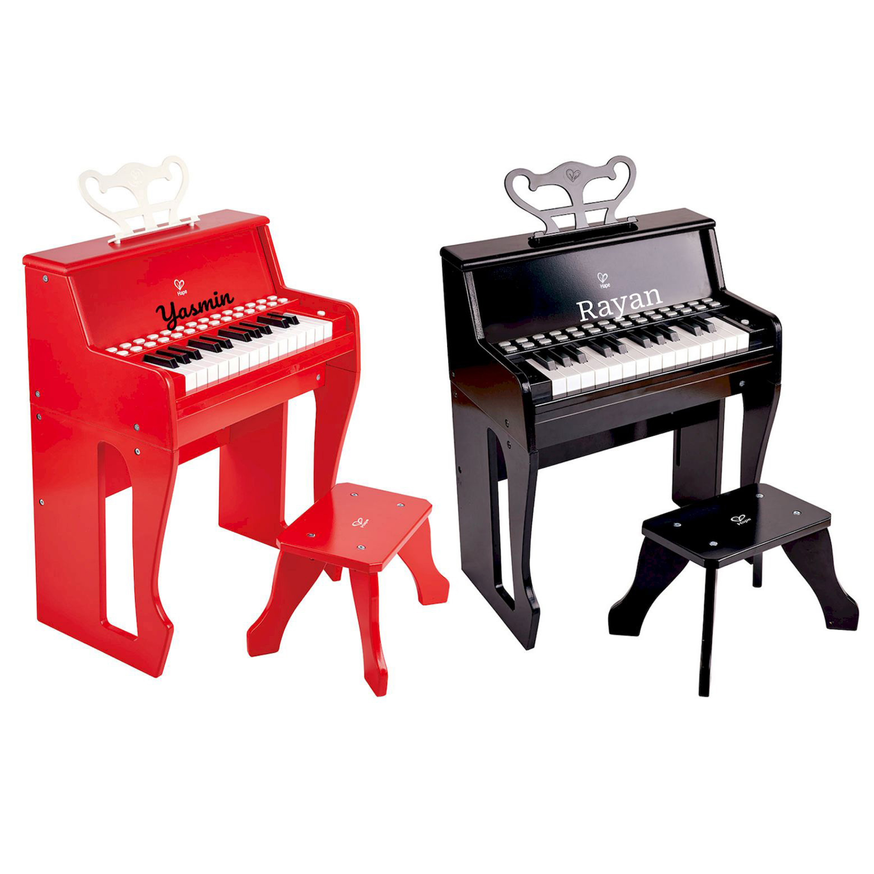 Hape - Personalized Electric Piano With Lights And Stool