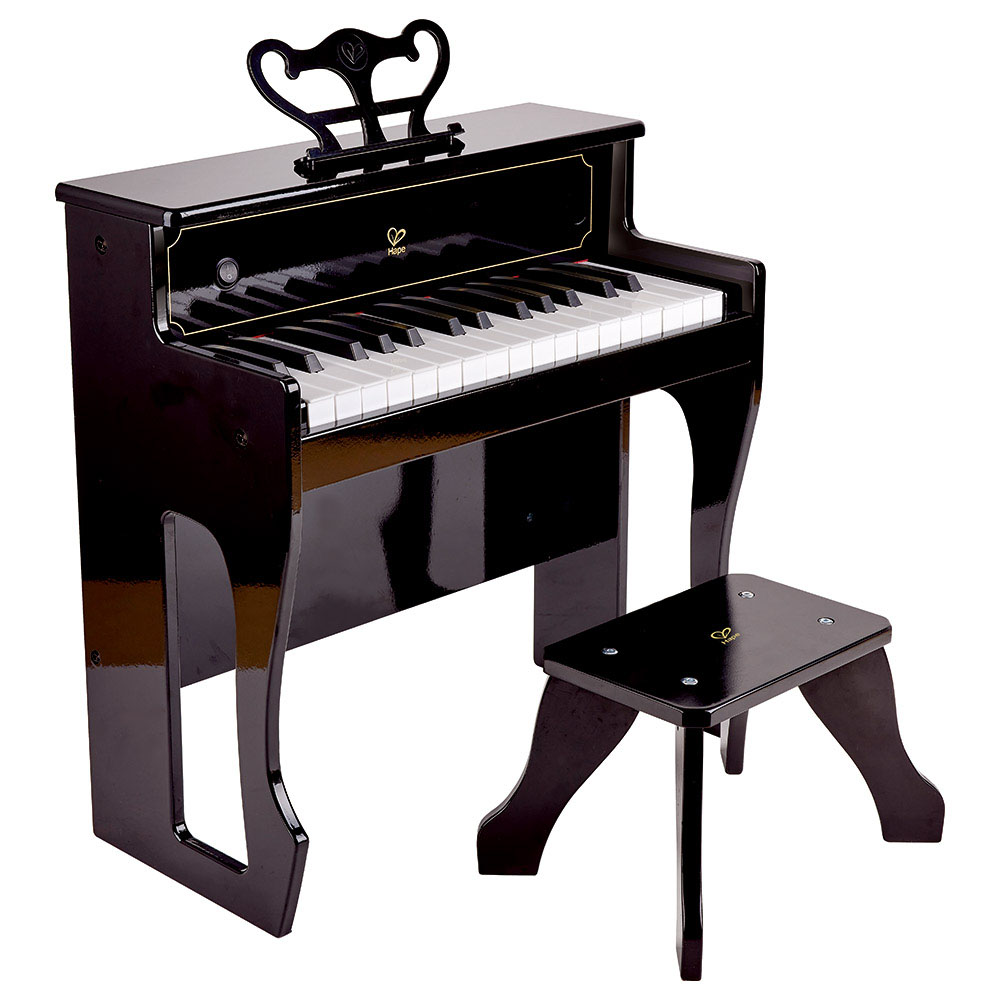 Hape - Personalized Dynamic Sound Upright Electric Piano - Black
