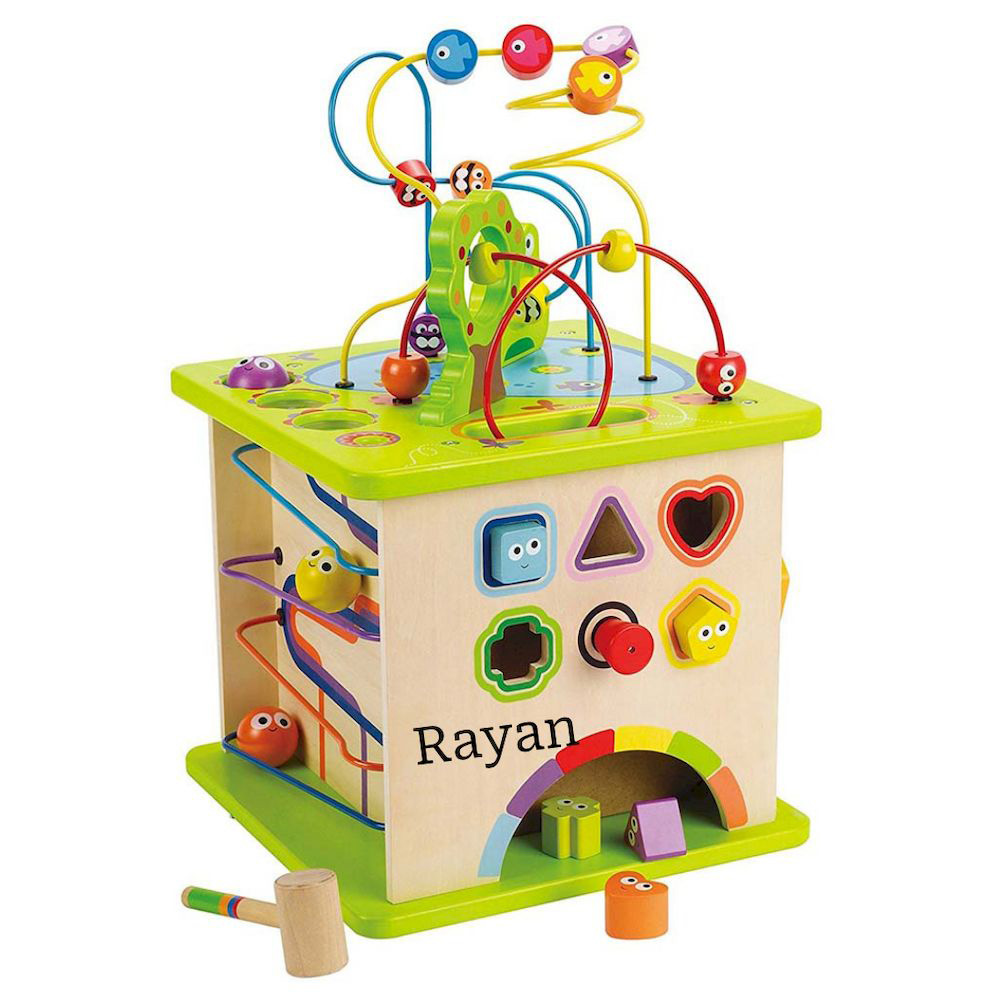 Hape - Personalized Country Critters Play Cube