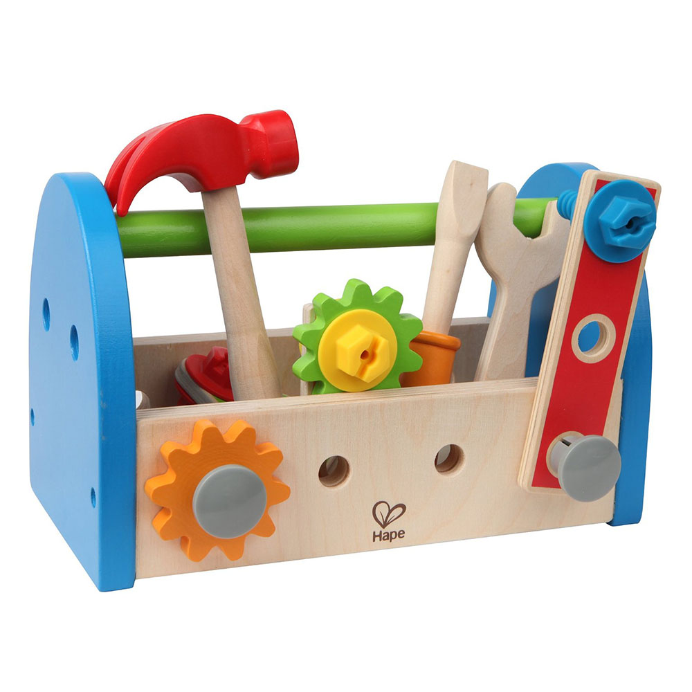 Hape - Personalized Fix-It Tool Box - 14 Pc Set
