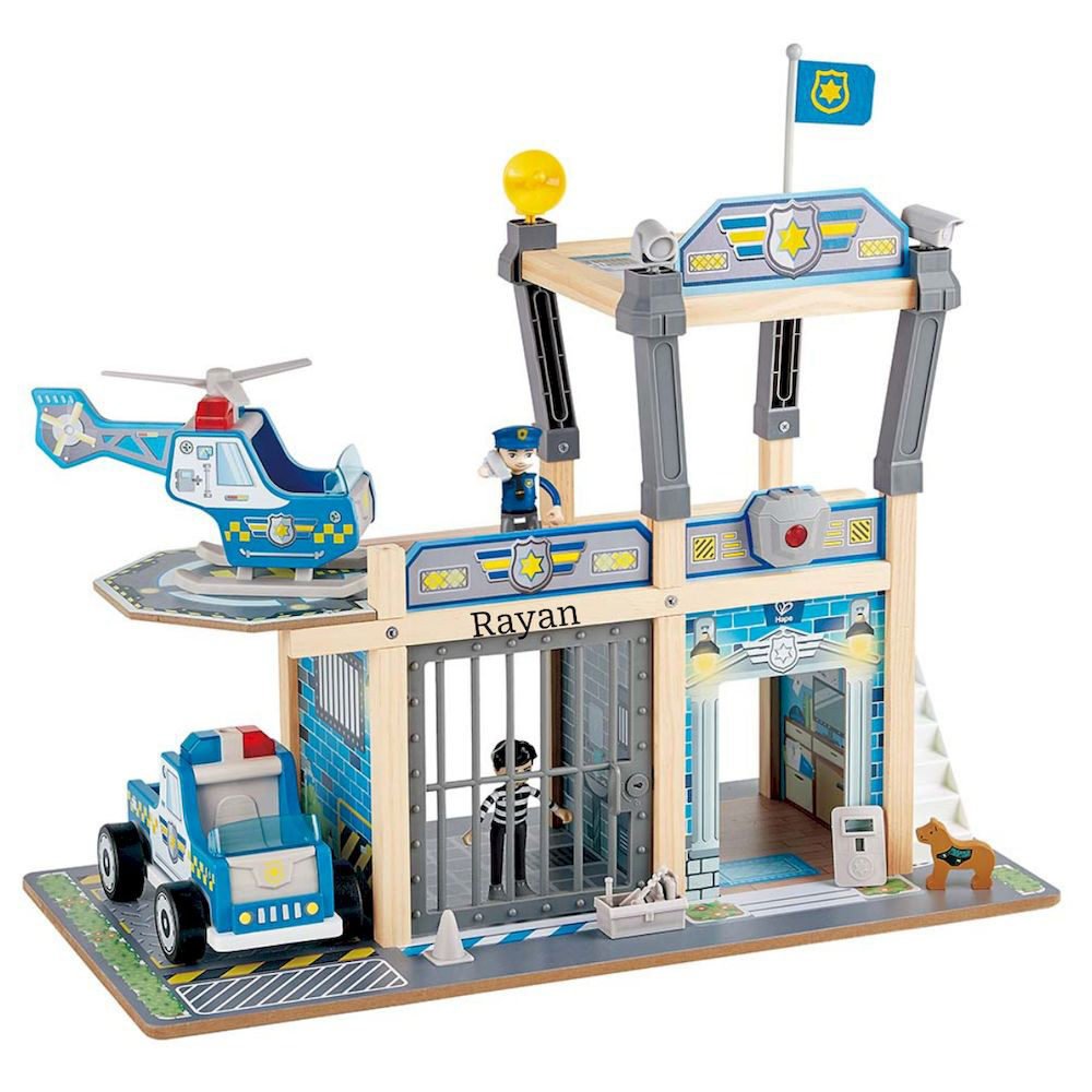 Hape - Personalized Metro Police Dept Playset