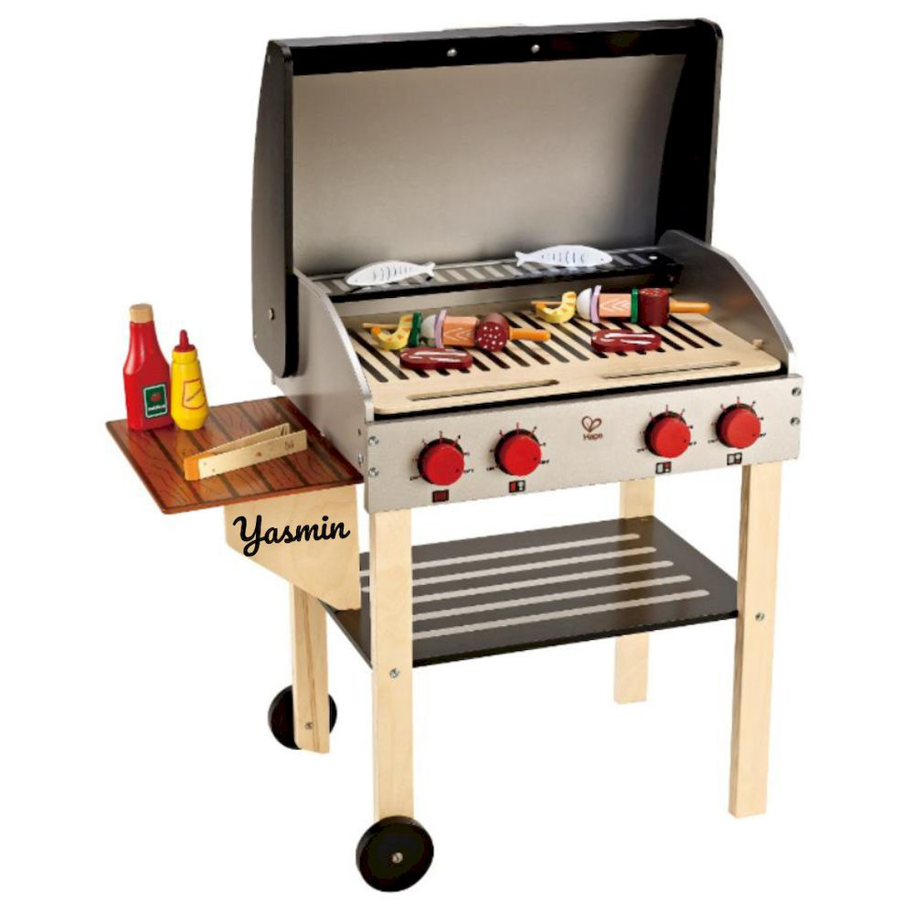 Hape - Personalized Gourmet Grill With Food - 22 Pc Set