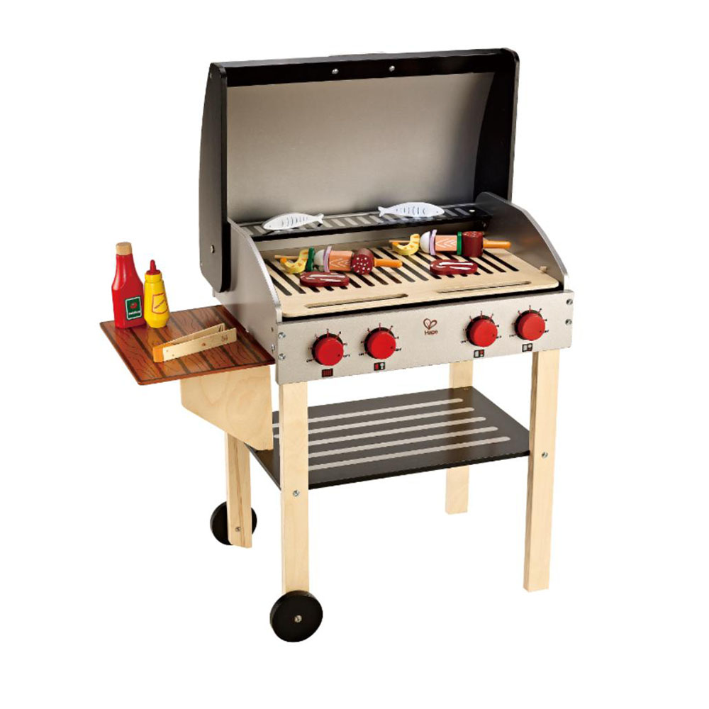 Hape - Personalized Gourmet Grill With Food - 22 Pc Set