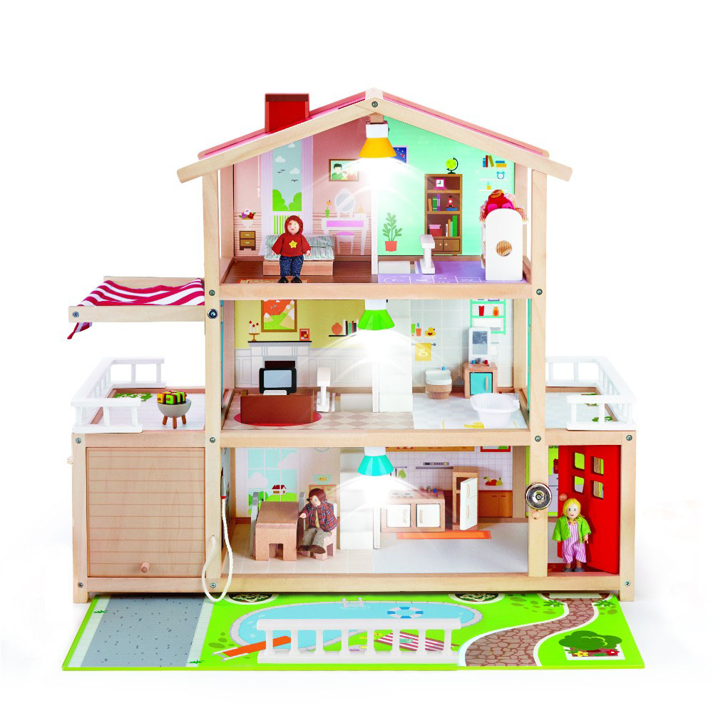 Hape - Personalized Doll Family Mansion - 29 Pc Set