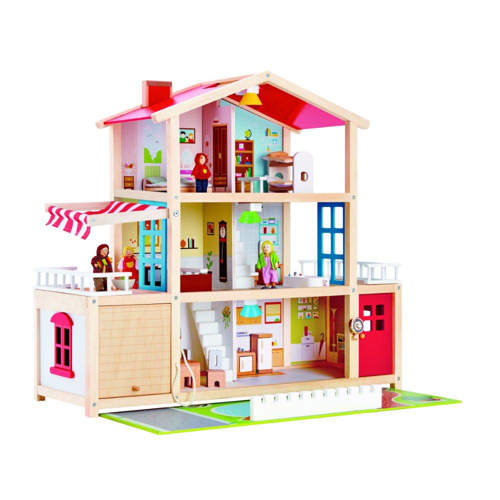 Hape - Personalized Doll Family Mansion - 29 Pc Set
