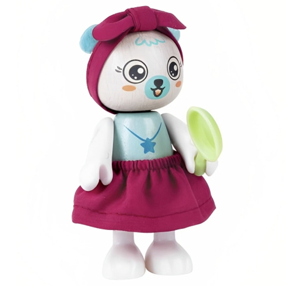 Hape - Personalized Green Planet Explorers FSC Polar Bear Family - 10 Pc Set