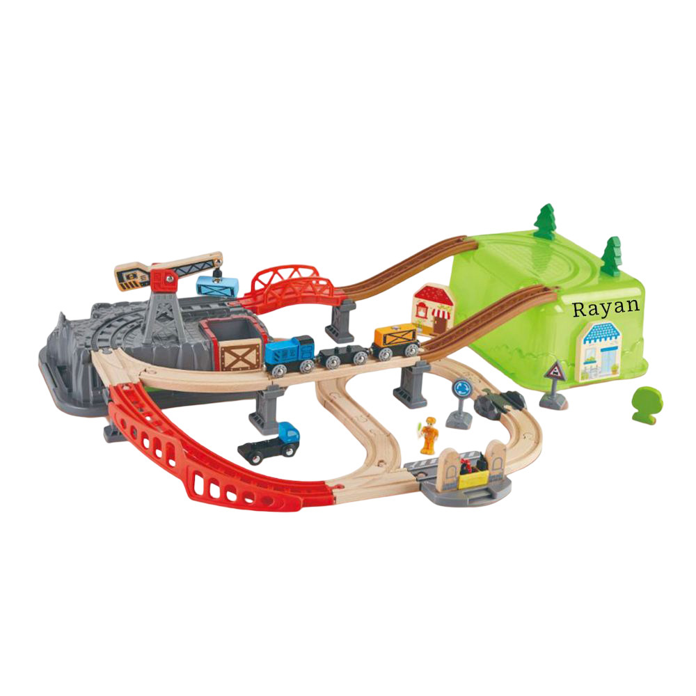 Hape - Personalized Railway Bucket Builder Playset