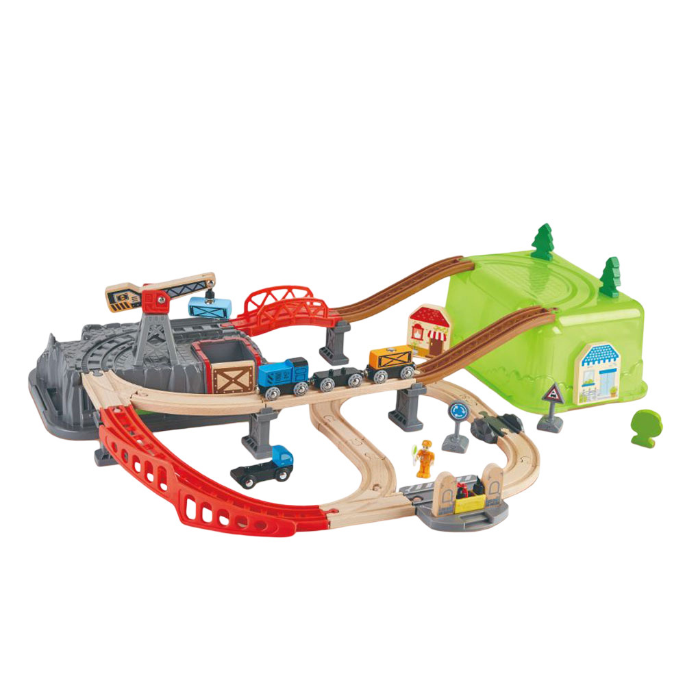 Hape - Personalized Railway Bucket Builder Playset