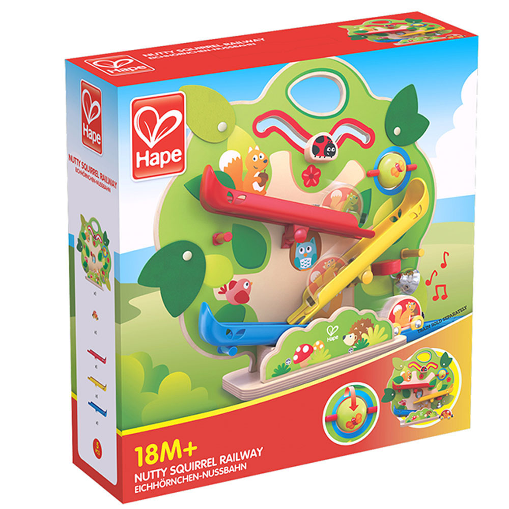 Hape - Personalized Wooden Nutty Squirrel Railway Toy