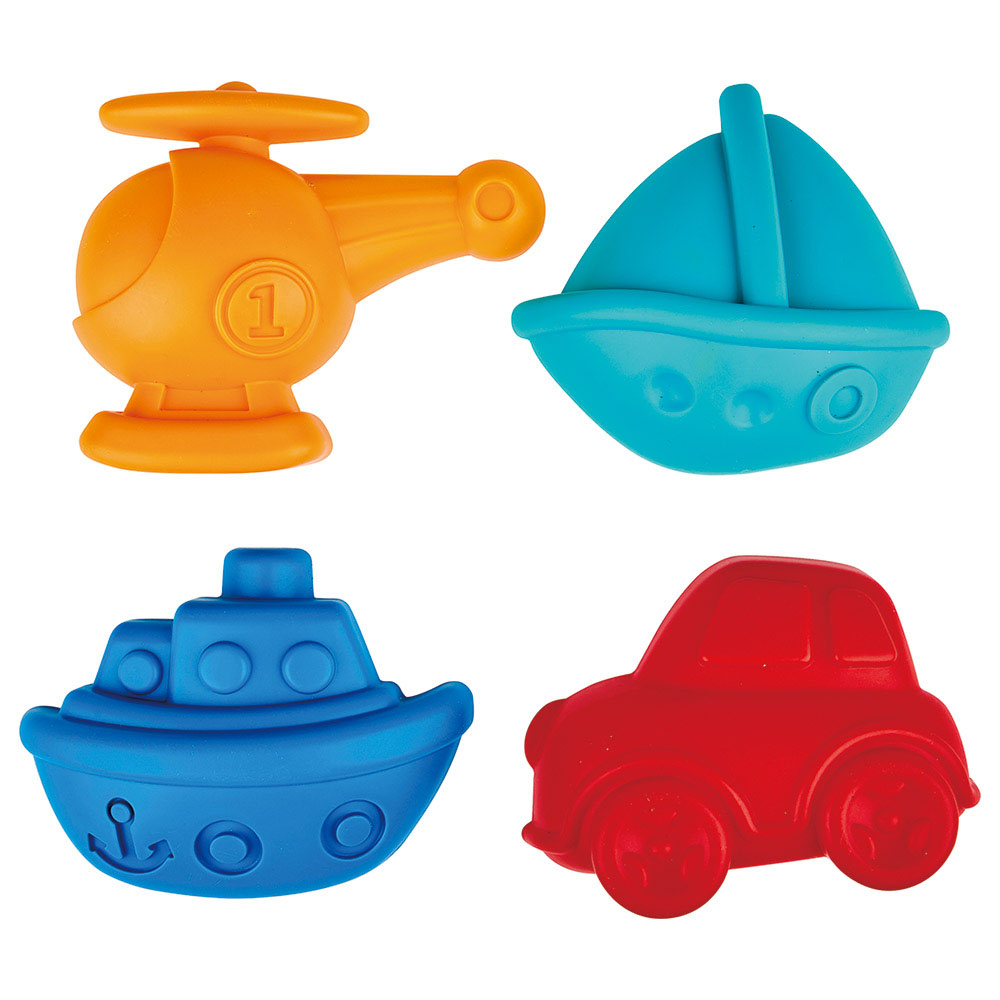 Hape - Personalized Travel Sand Mold Beach Toy Set - 4 Pc Set
