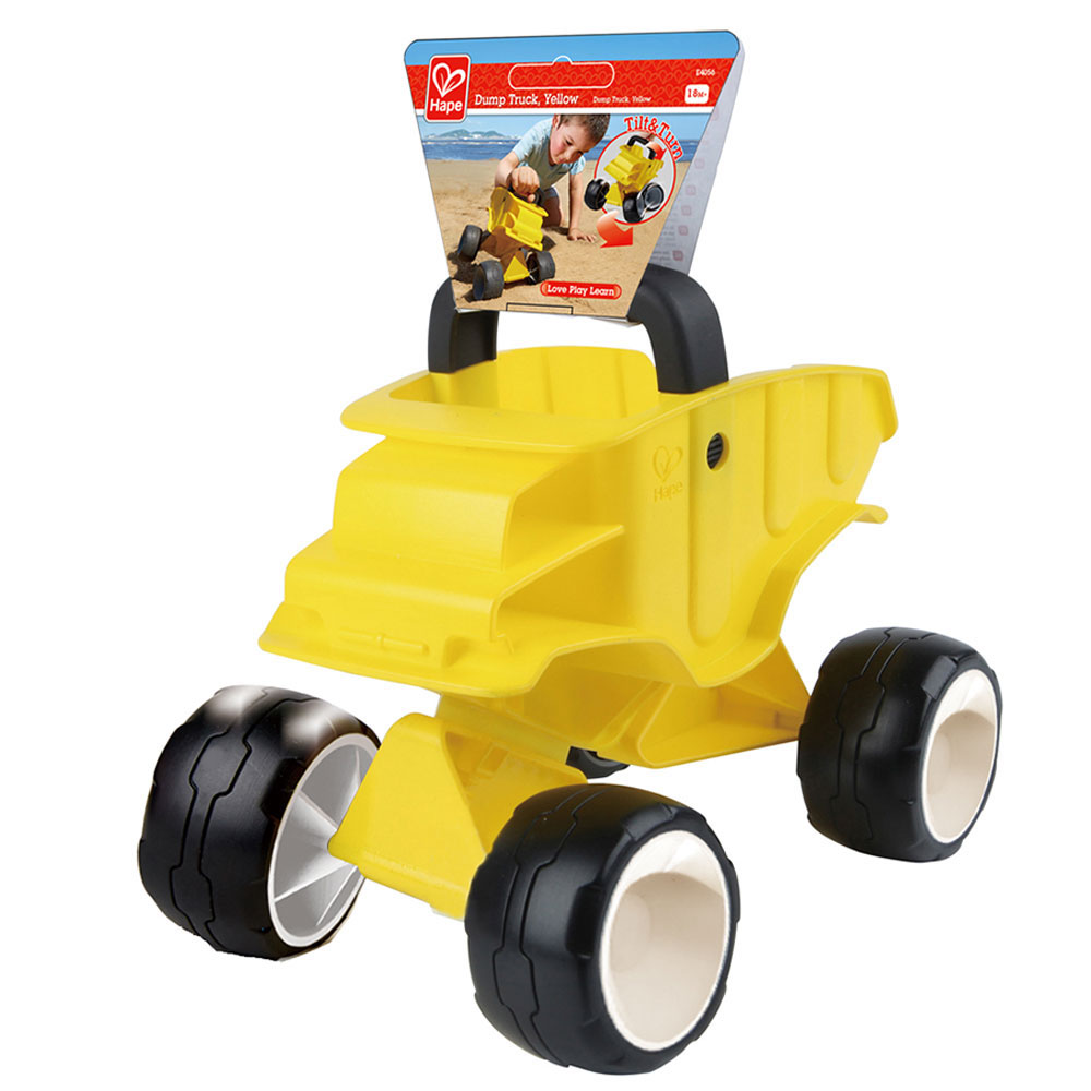 Hape - Personalized Dump Truck - Yellow
