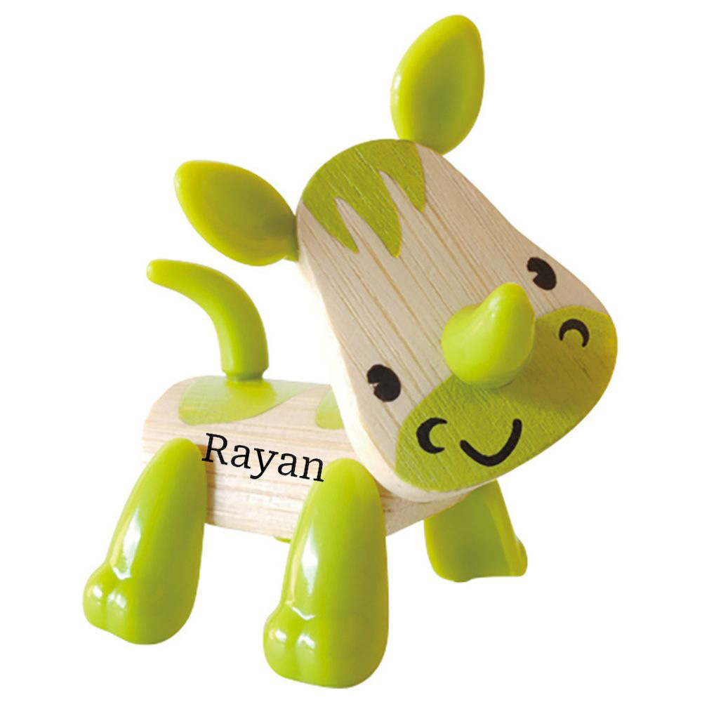 Hape - Personalized Mini-Mals - Rhino