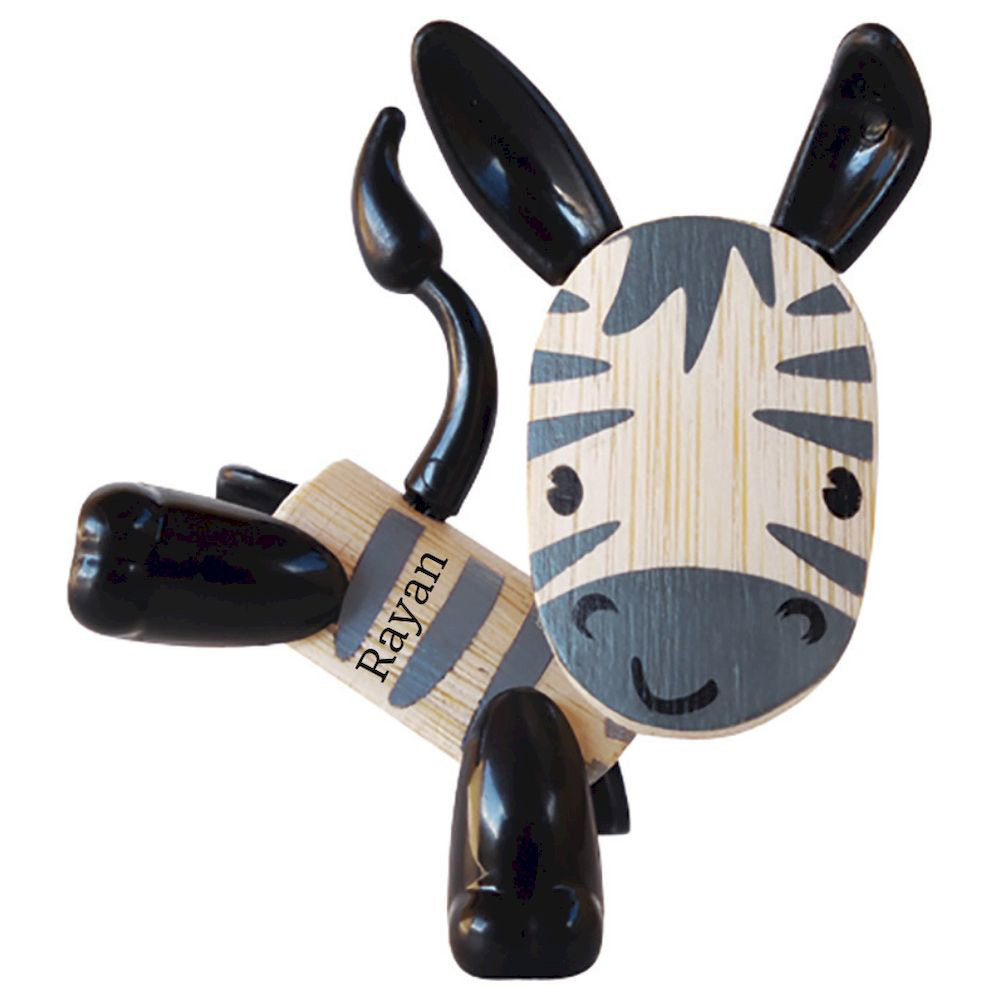 Hape - Personalized Mini-Mals - Zebra