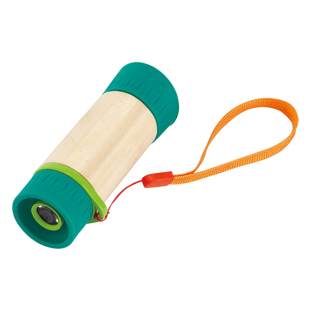 Hape - Personalized Adjustable Bamboo Telescope With Wrist Strap