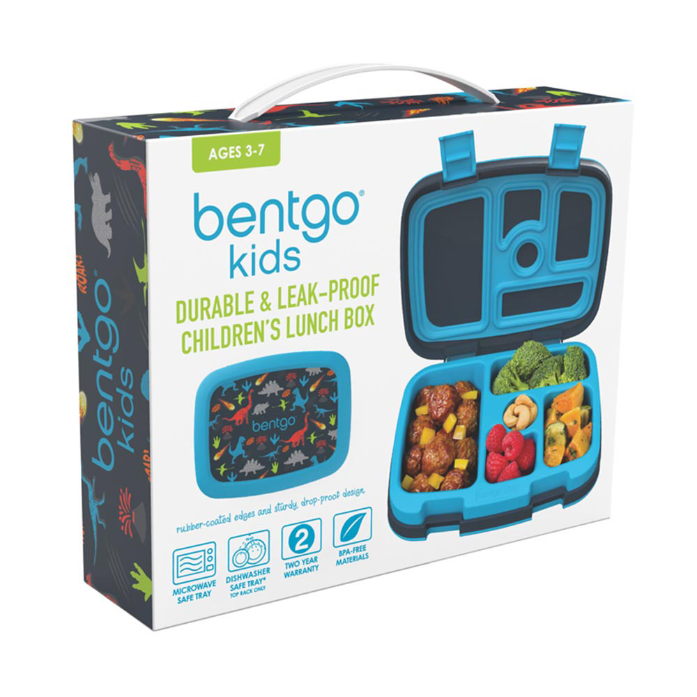 Bentgo - Personalized 5-Compartment Kids Lunch Box - Dinosaur
