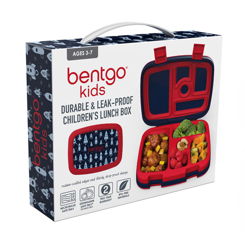 Bentgo - Personalized 5-Compartment Kids Lunch Box - Rocket