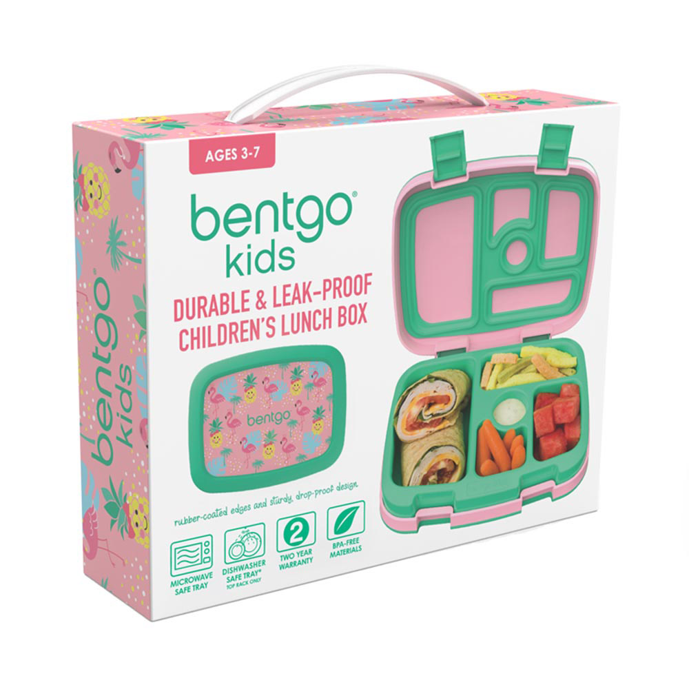 Bentgo - Personalized 5-Compartment Kids Lunch Box - Tropical