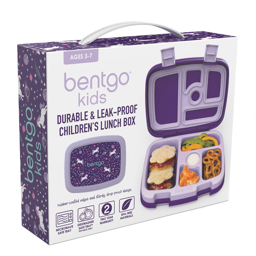 Bentgo - Personalized 5-Compartment Kids Lunch Box - Unicorn