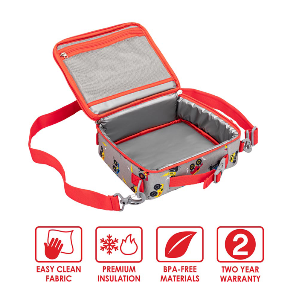 Bentgo - Personalized Kids Insulated Lunch Bag - Trucks