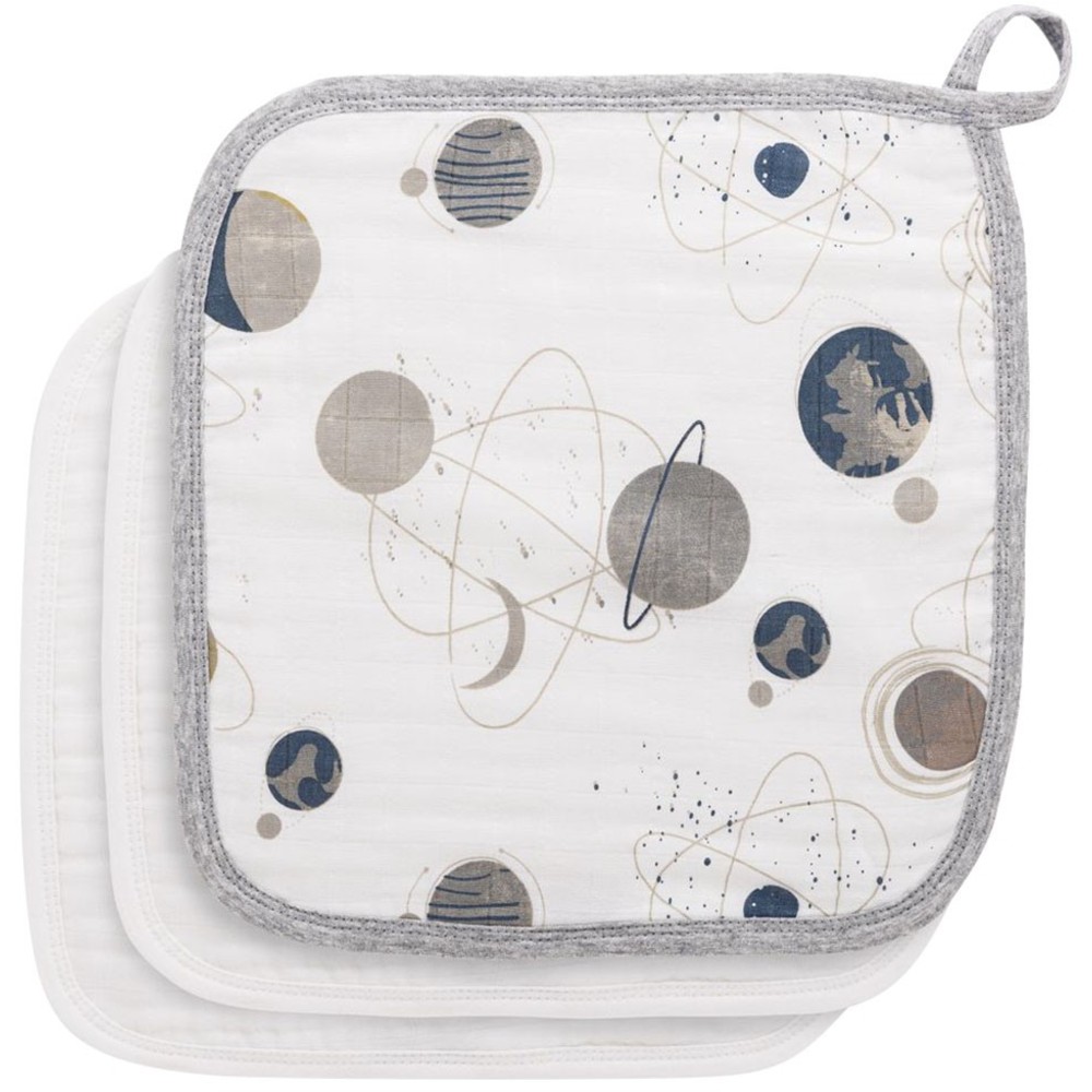 Anvi Baby - Personalized Face Cloth - Dreamy Space - 3 Pc Set