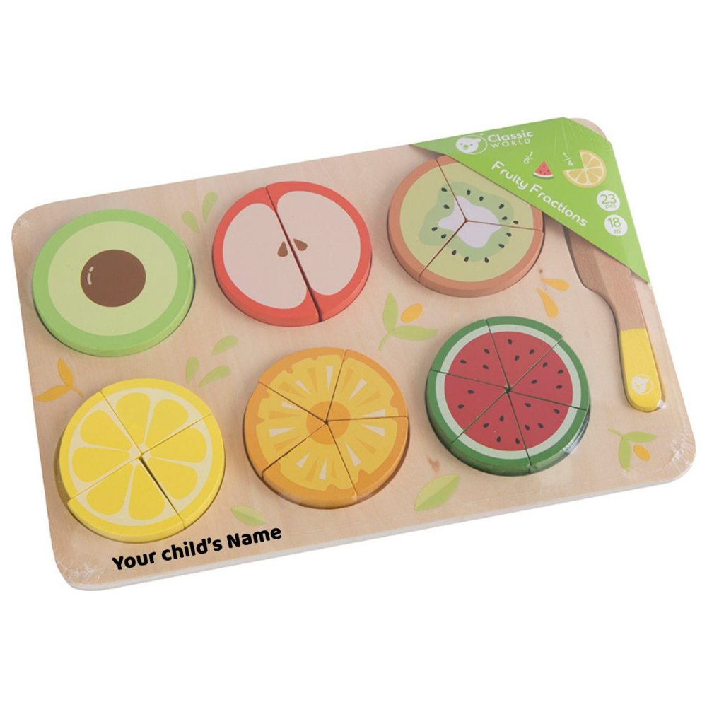 Classic World - Personalized Fruity Fractions Toy BPA Free +18m
