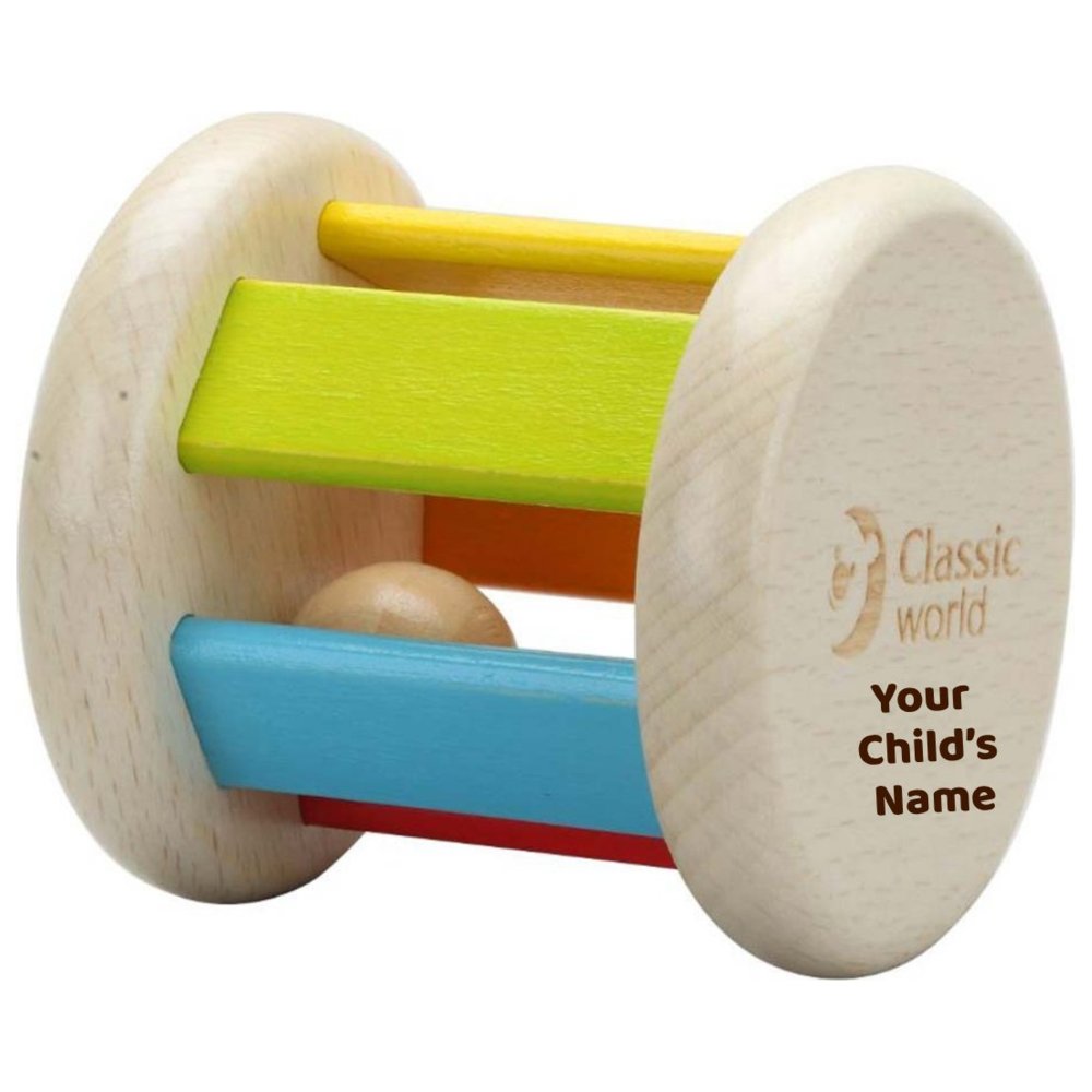 Classic World - Personalized Roller Rattle