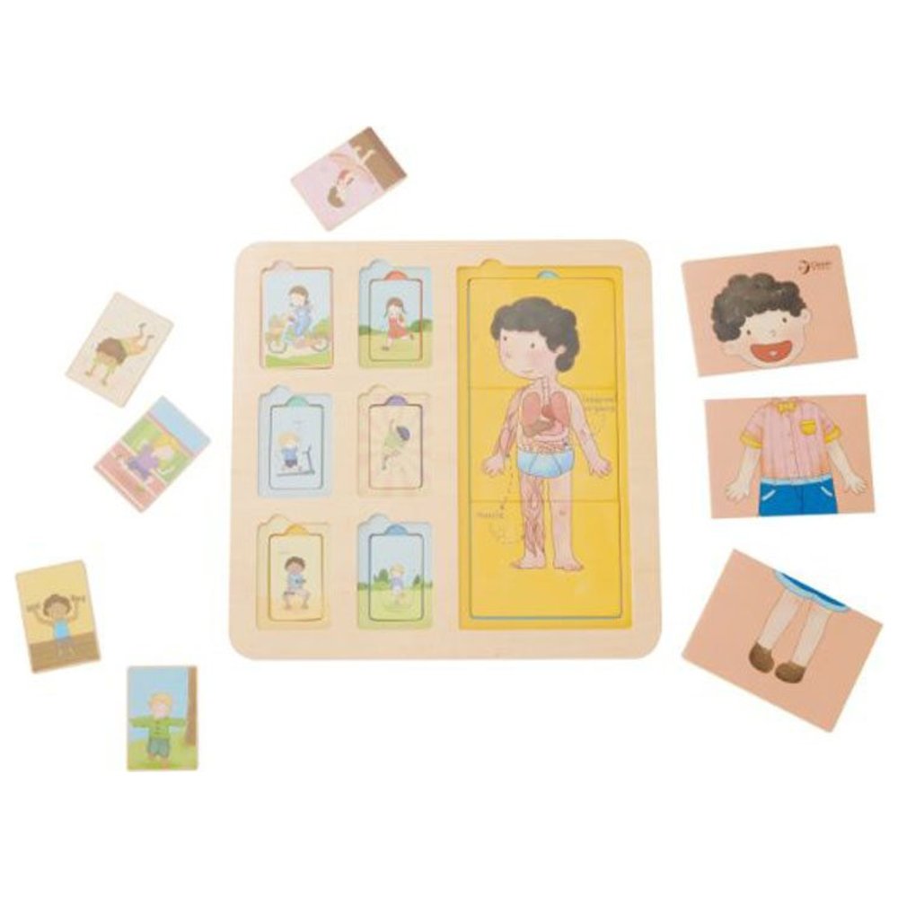 Classic World - Personalized Body Puzzle - 9 Pc Set