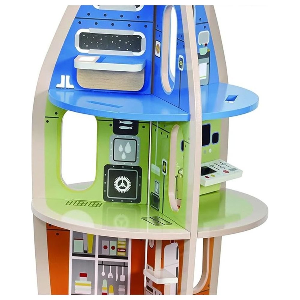 Classic World - Personalized Wooden Rocket Toy
