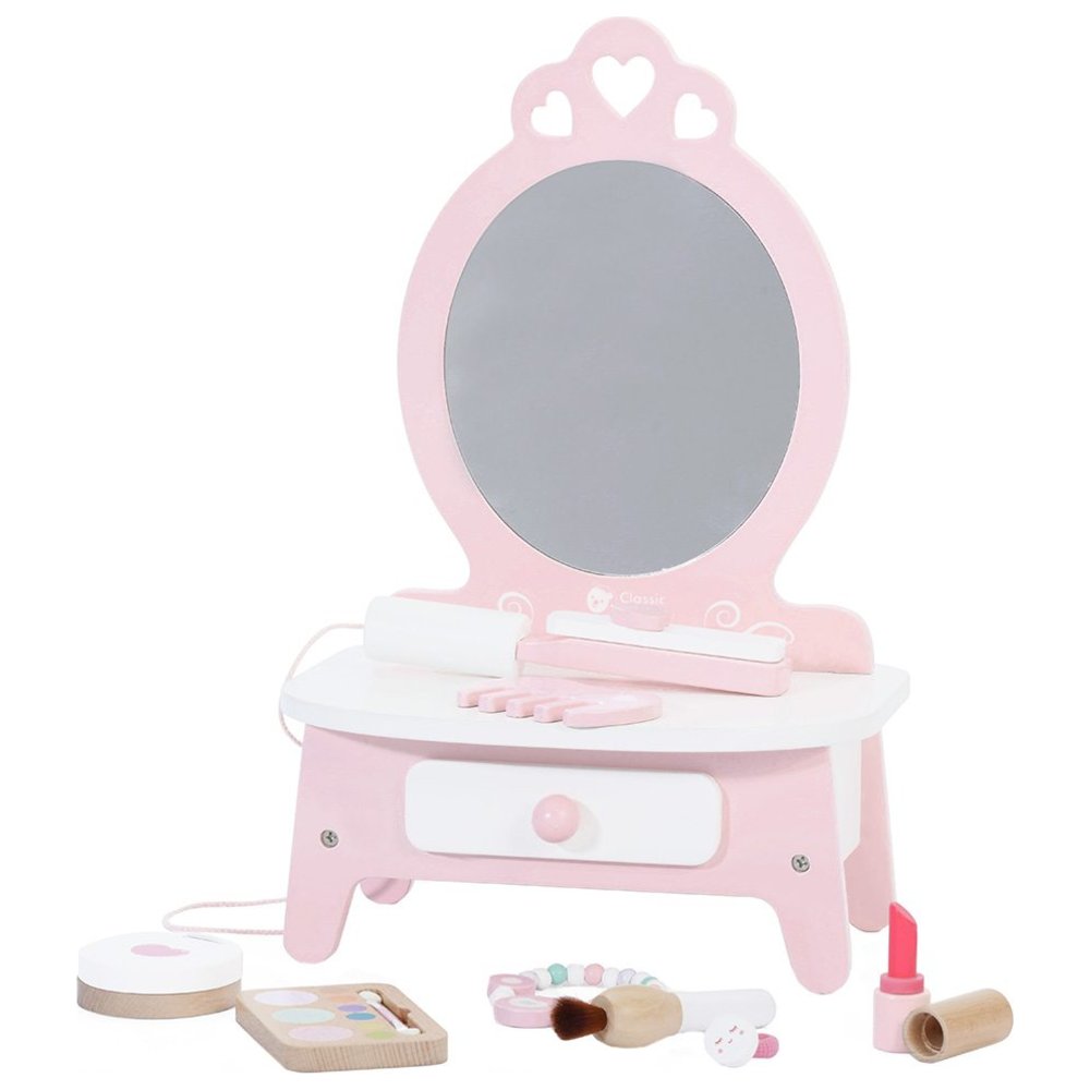 Classic World - Personalized Wooden Dresser With Accessories - Pink