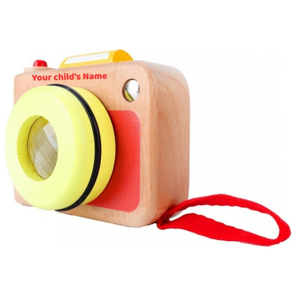 Classic World - Personalized Wooden Camera Toy | BPA Free | 10+ Months
