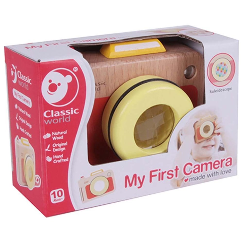 Classic World - Personalized Wooden Camera Toy | BPA Free | 10+ Months
