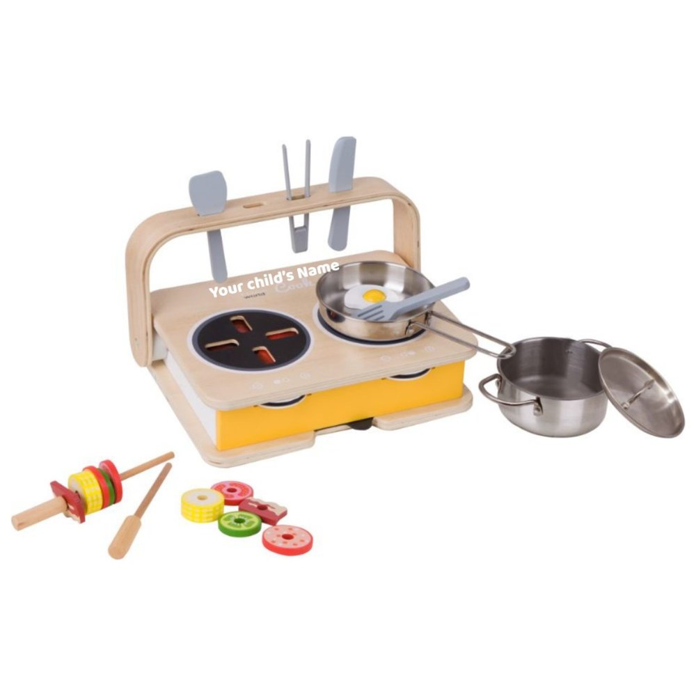 Classic World - Personalized Wooden Kitchen Toy | BPA Free | 3+ Years