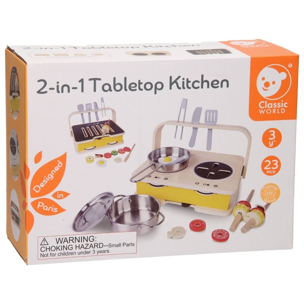 Classic World - Personalized Wooden Kitchen Toy | BPA Free | 3+ Years