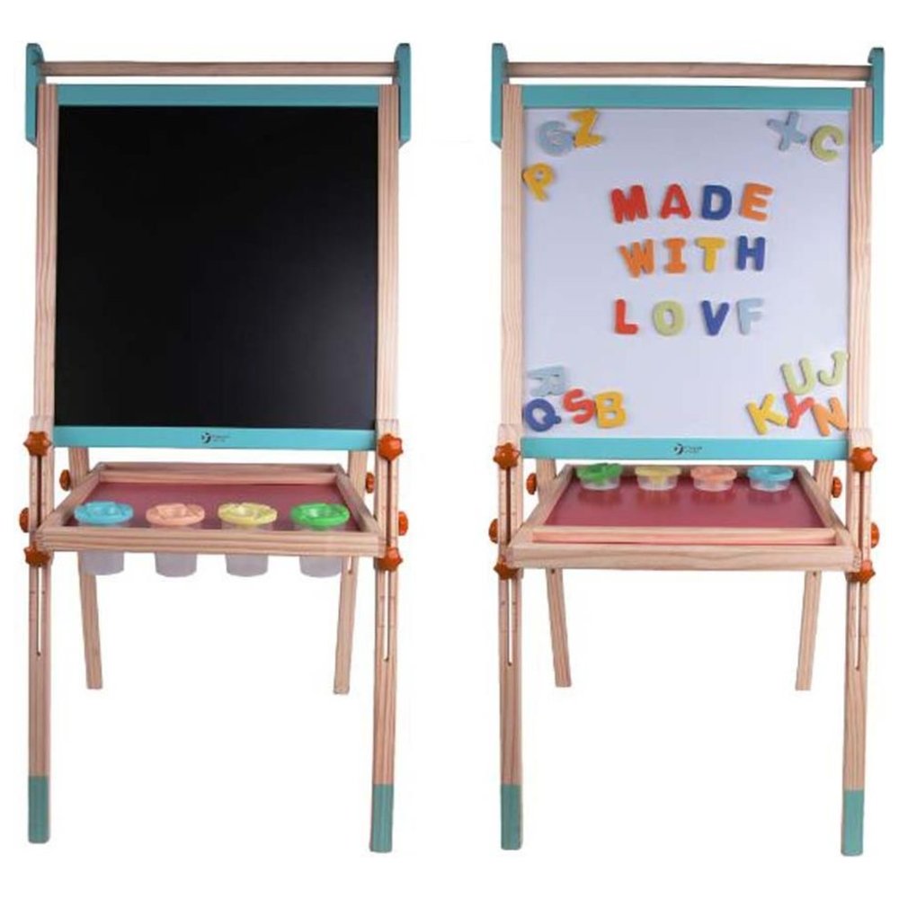 Classic World - Personalized Kids Multi-Functional Wooden Easel